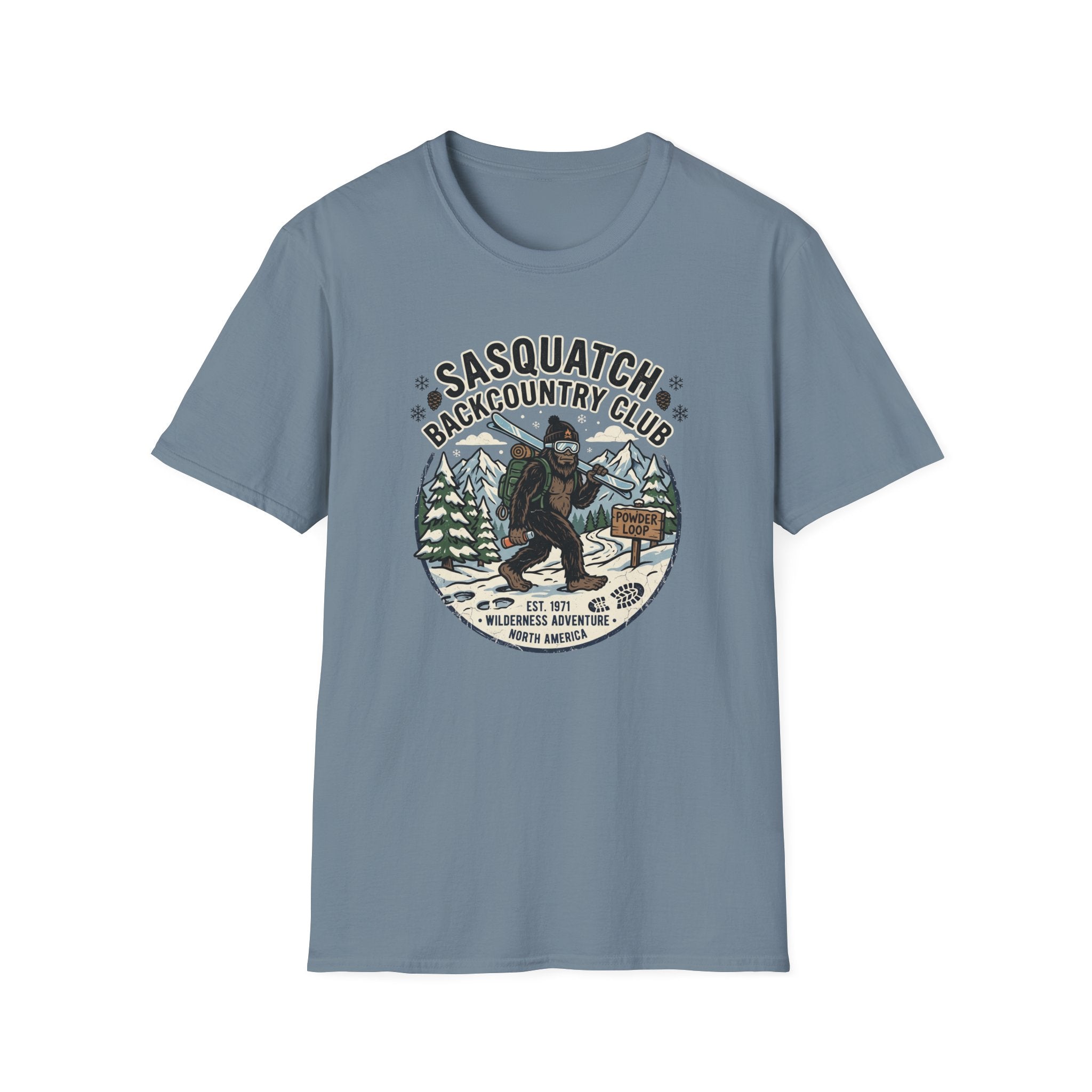 Bigfoot Backcountry Ski T‑Shirt