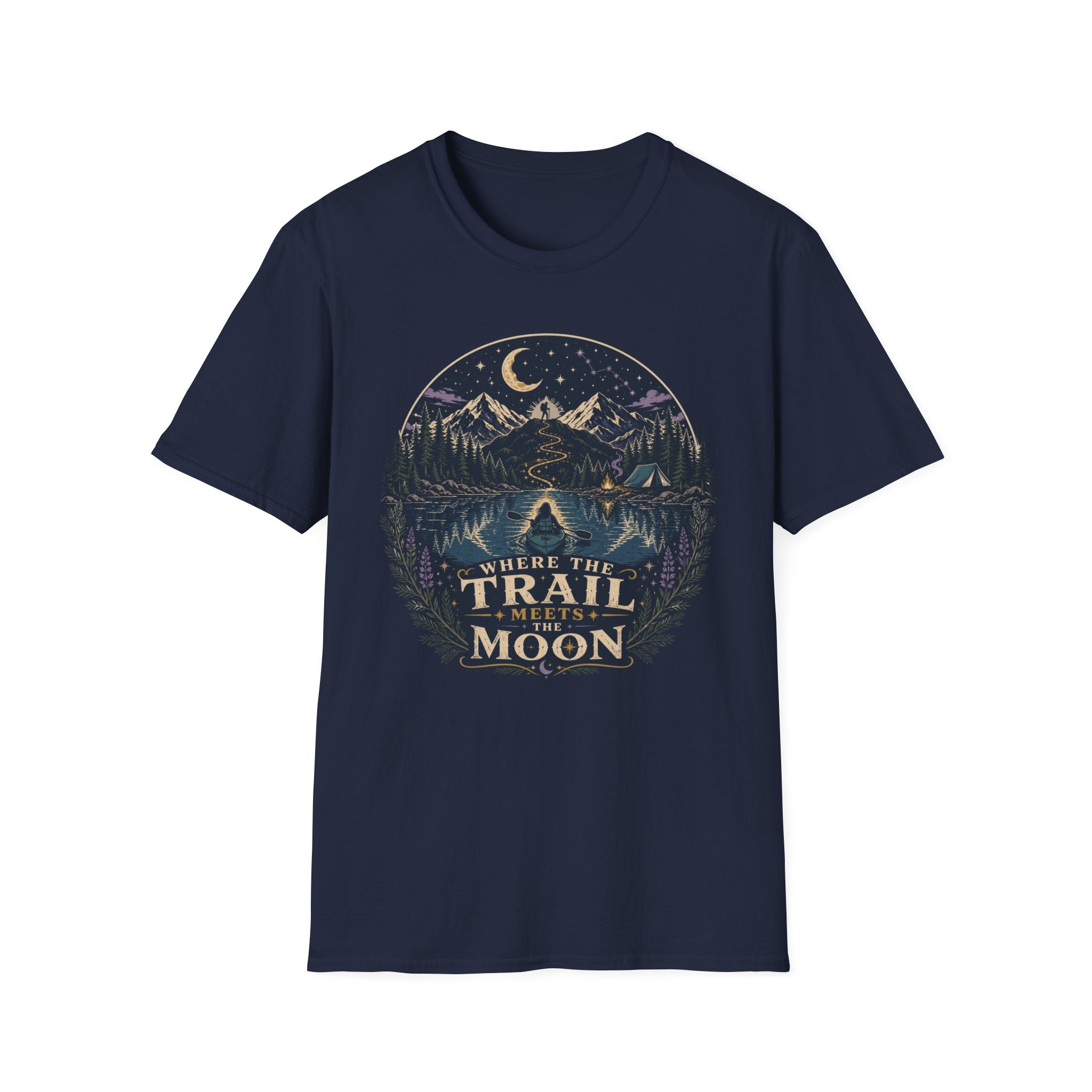 Where the Trail Meets the Moon T‑Shirt