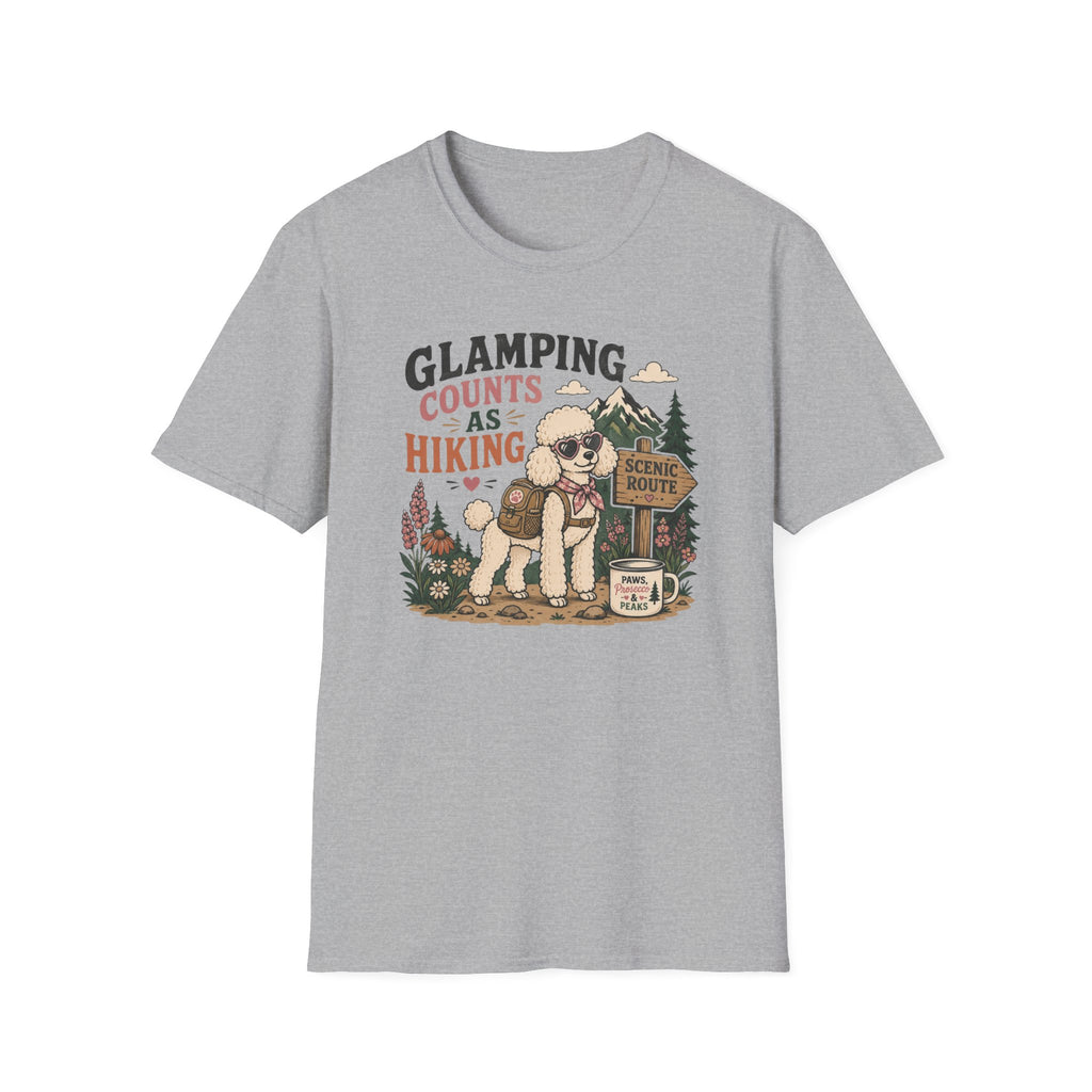 Glamping Counts as Hiking T‑Shirt