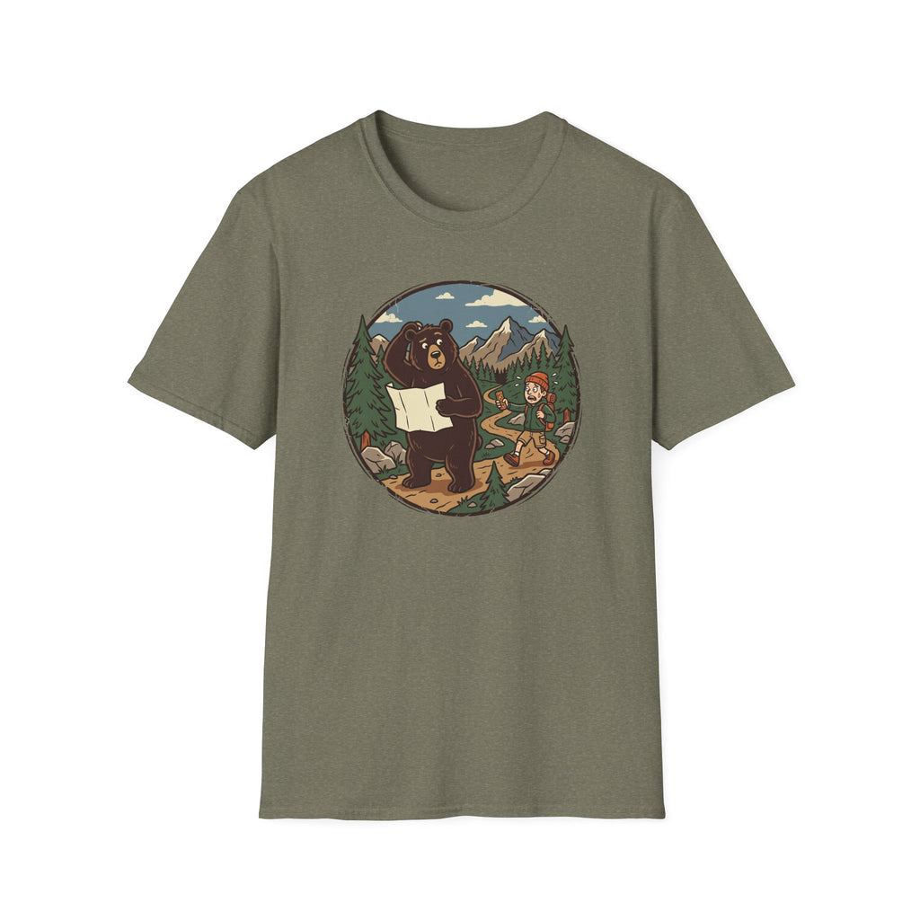 Bear Map Confusion T‑Shirt