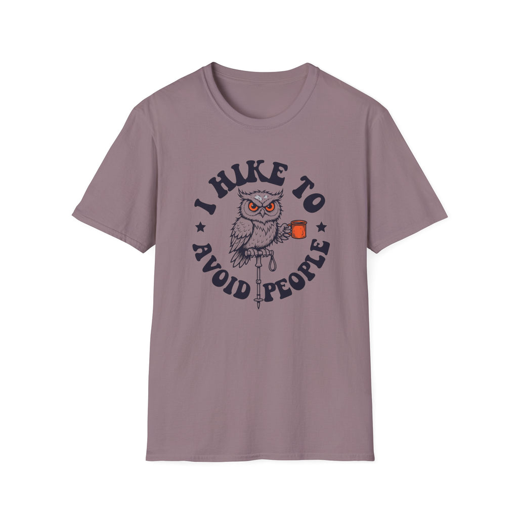 Owl I Hike to Avoid People T‑Shirt