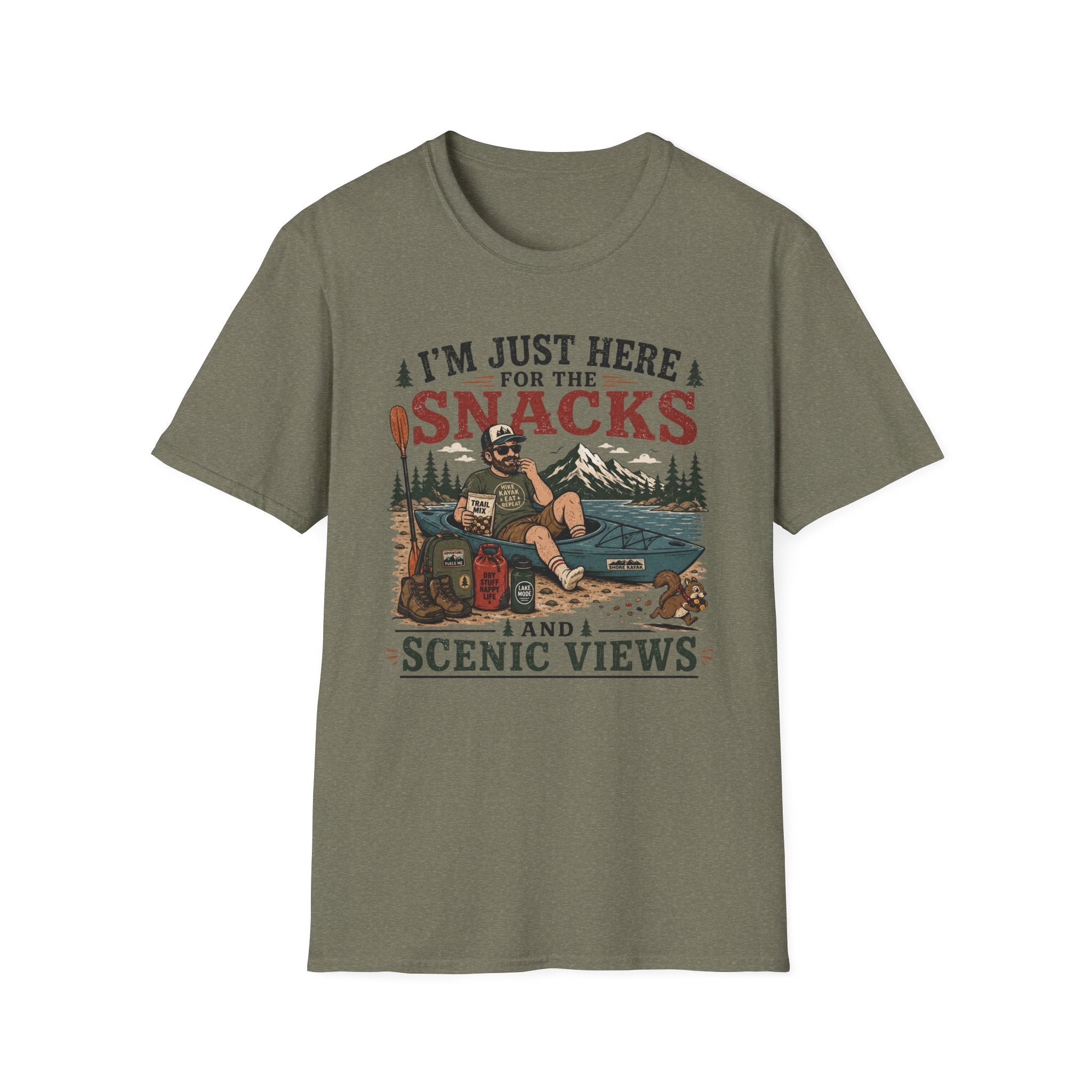 I'm Just Here for the Snacks T‑Shirt