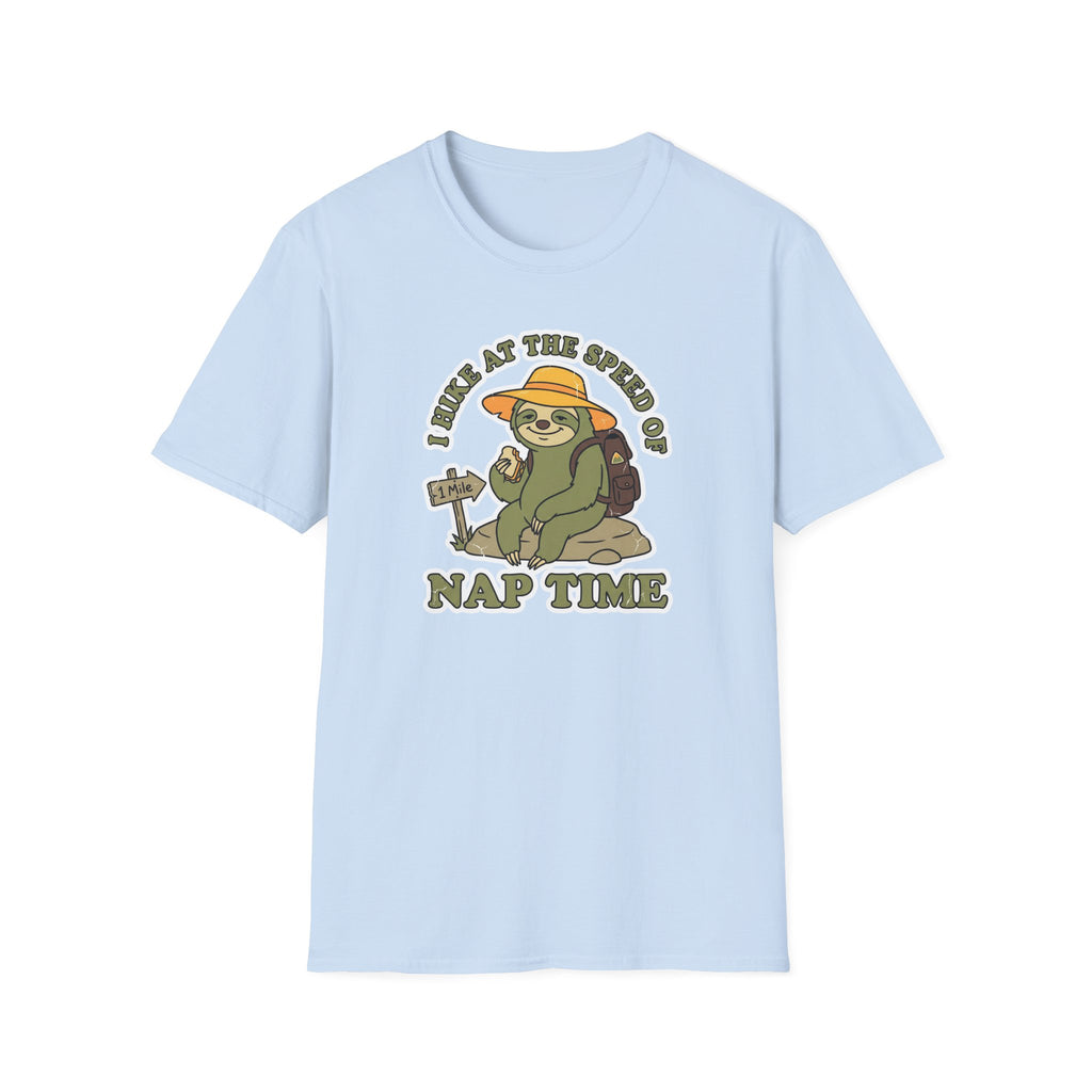 I Hike at the Speed of Nap Time T‑Shirt