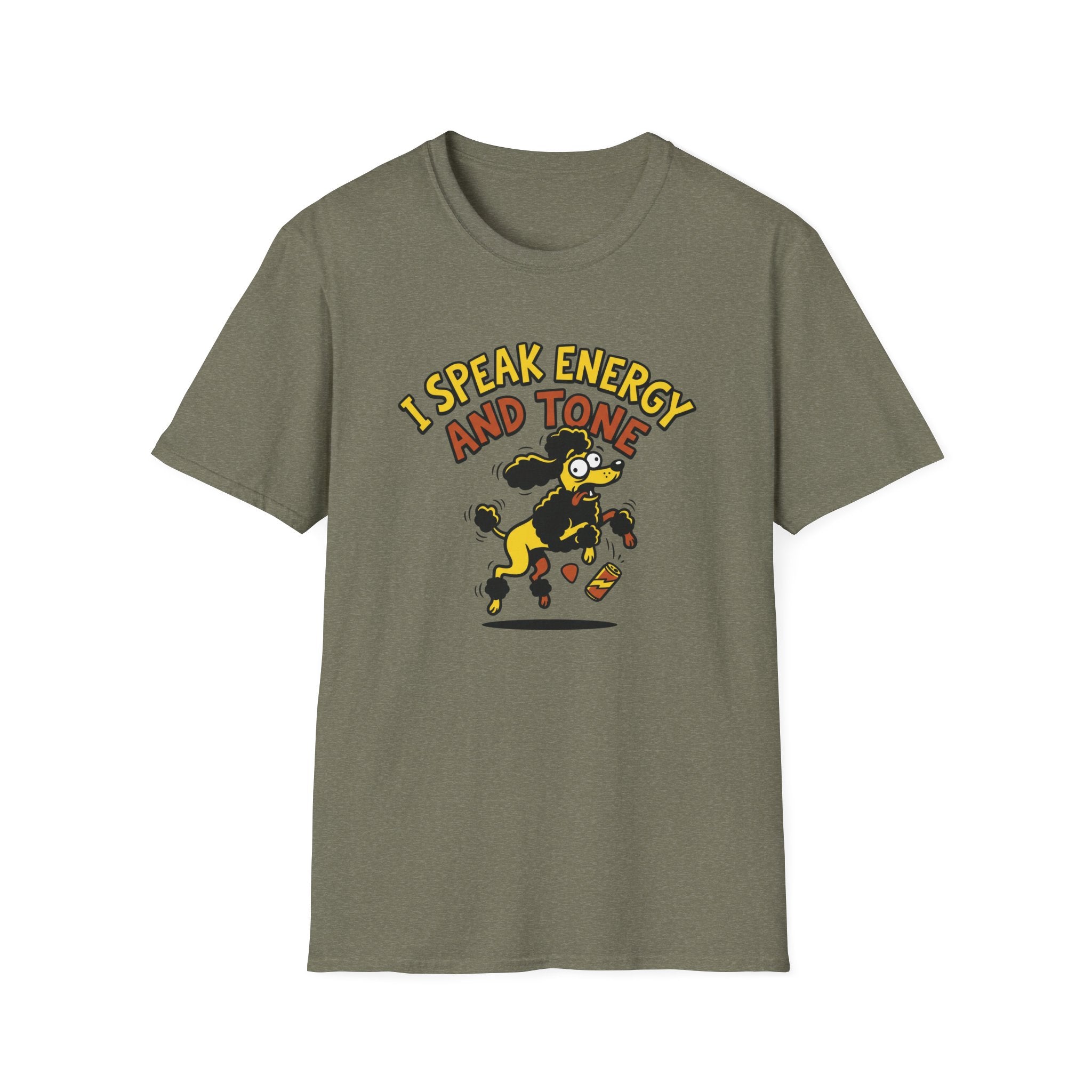 I Speak Energy Poodle T‑Shirt