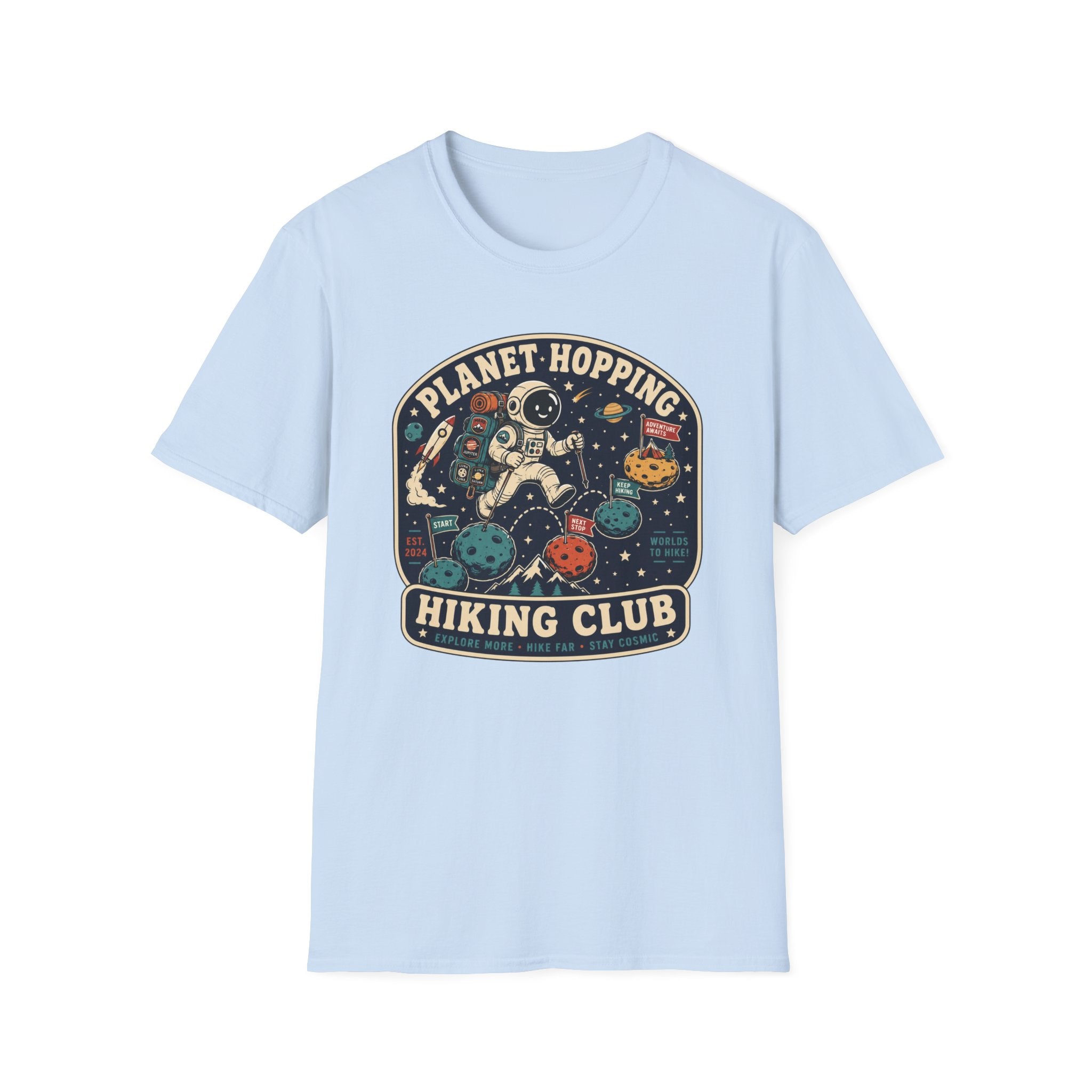 Planet Hopping Hiking Club T‑Shirt