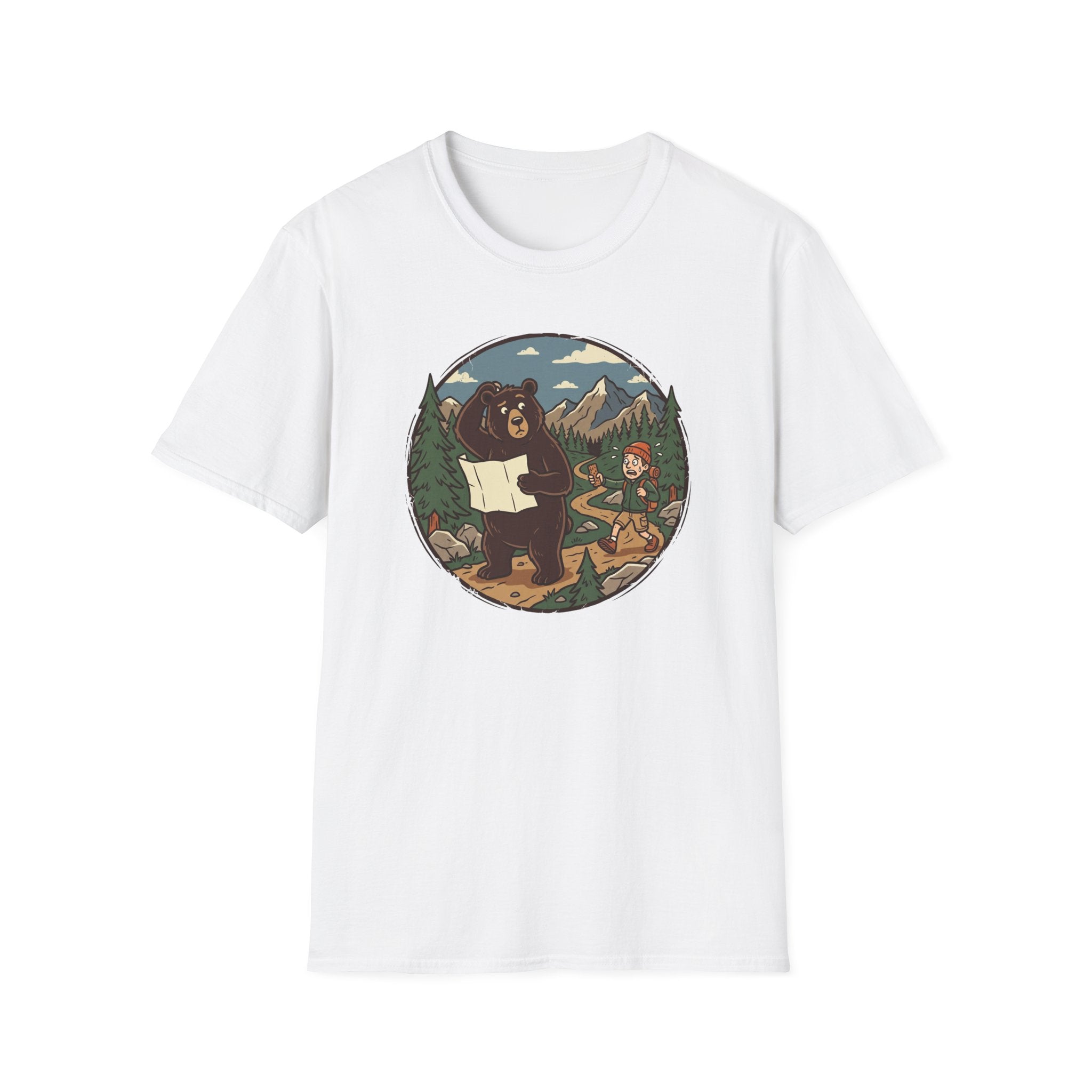 Bear Map Confusion T‑Shirt