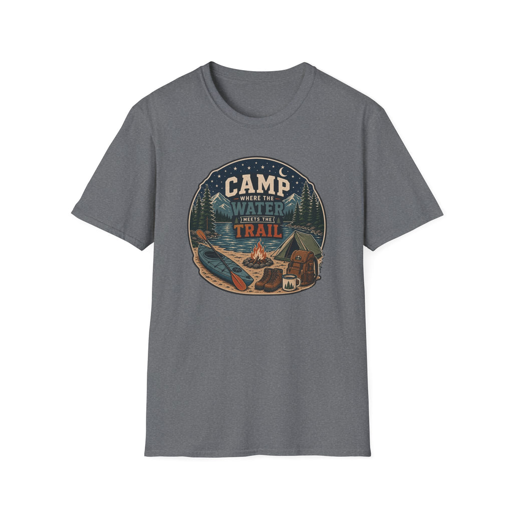 Camp Where the Water Meets the Trail T‑Shirt