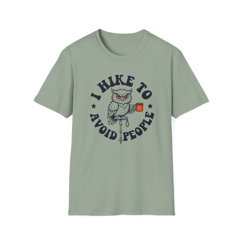 Owl I Hike to Avoid People T‑Shirt