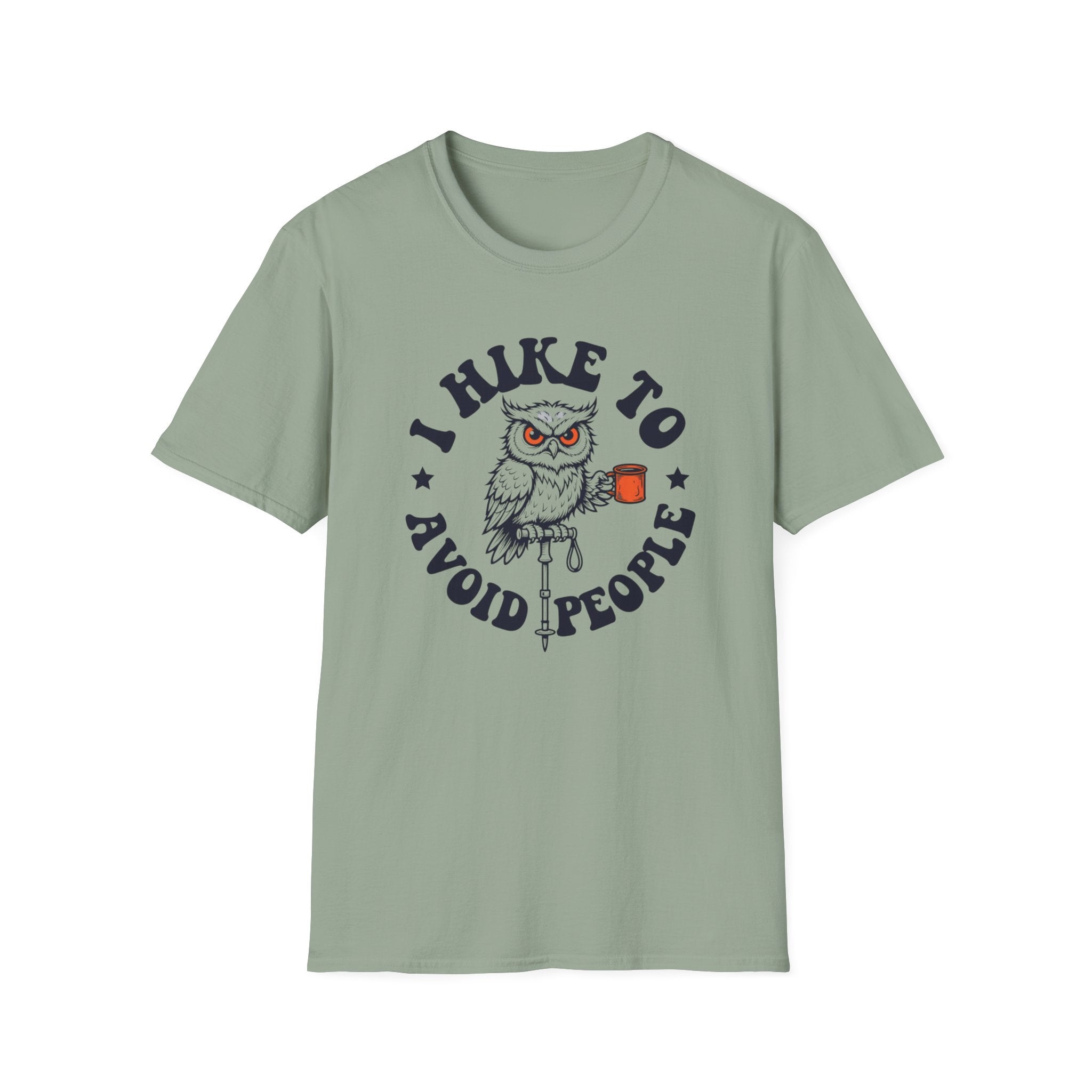 Owl I Hike to Avoid People T‑Shirt