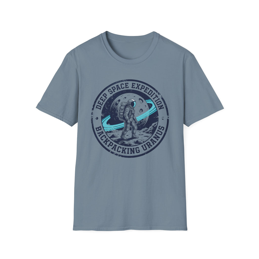 Deep Space Expedition Backpacking Uranus T‑Shirt