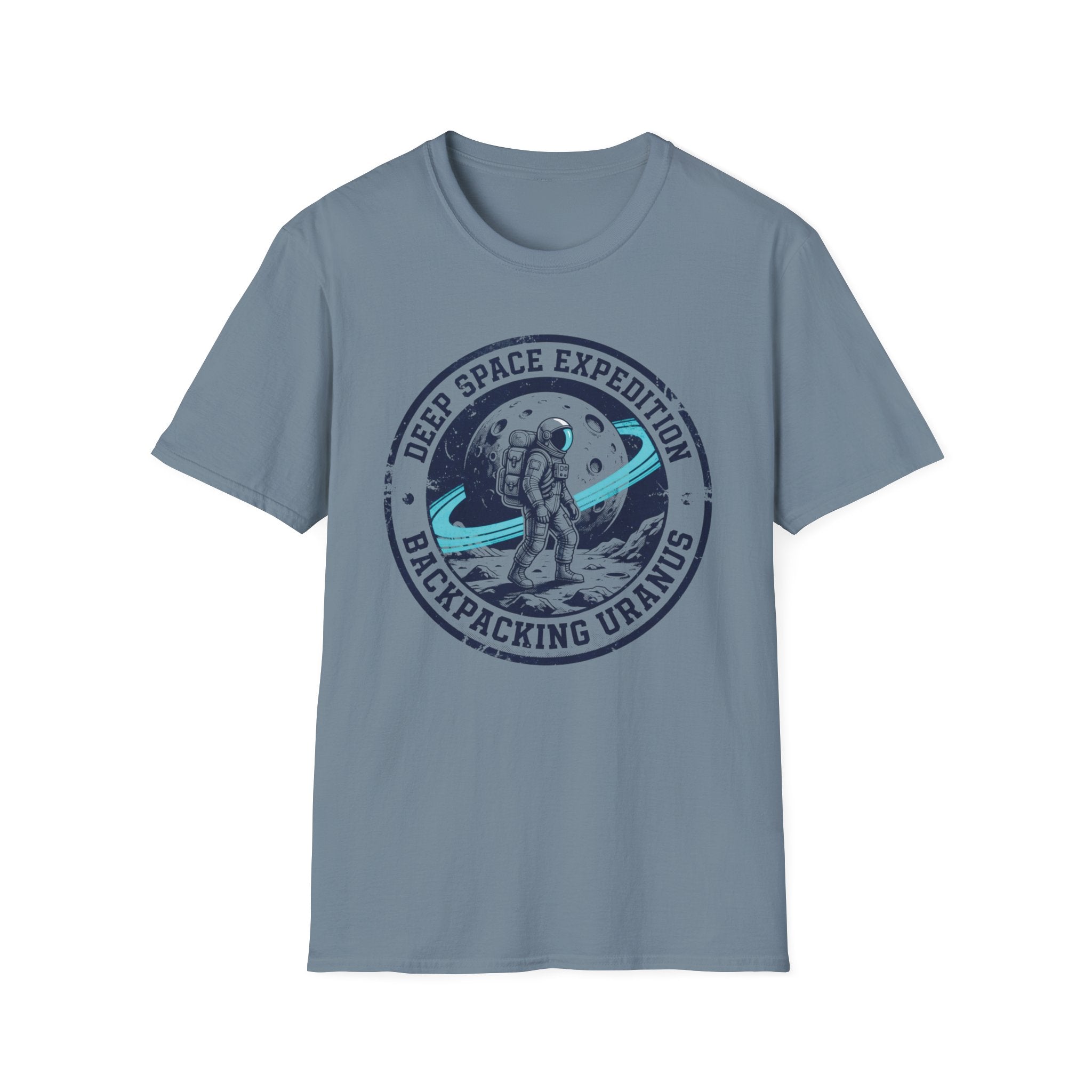 Deep Space Expedition Backpacking Uranus T‑Shirt