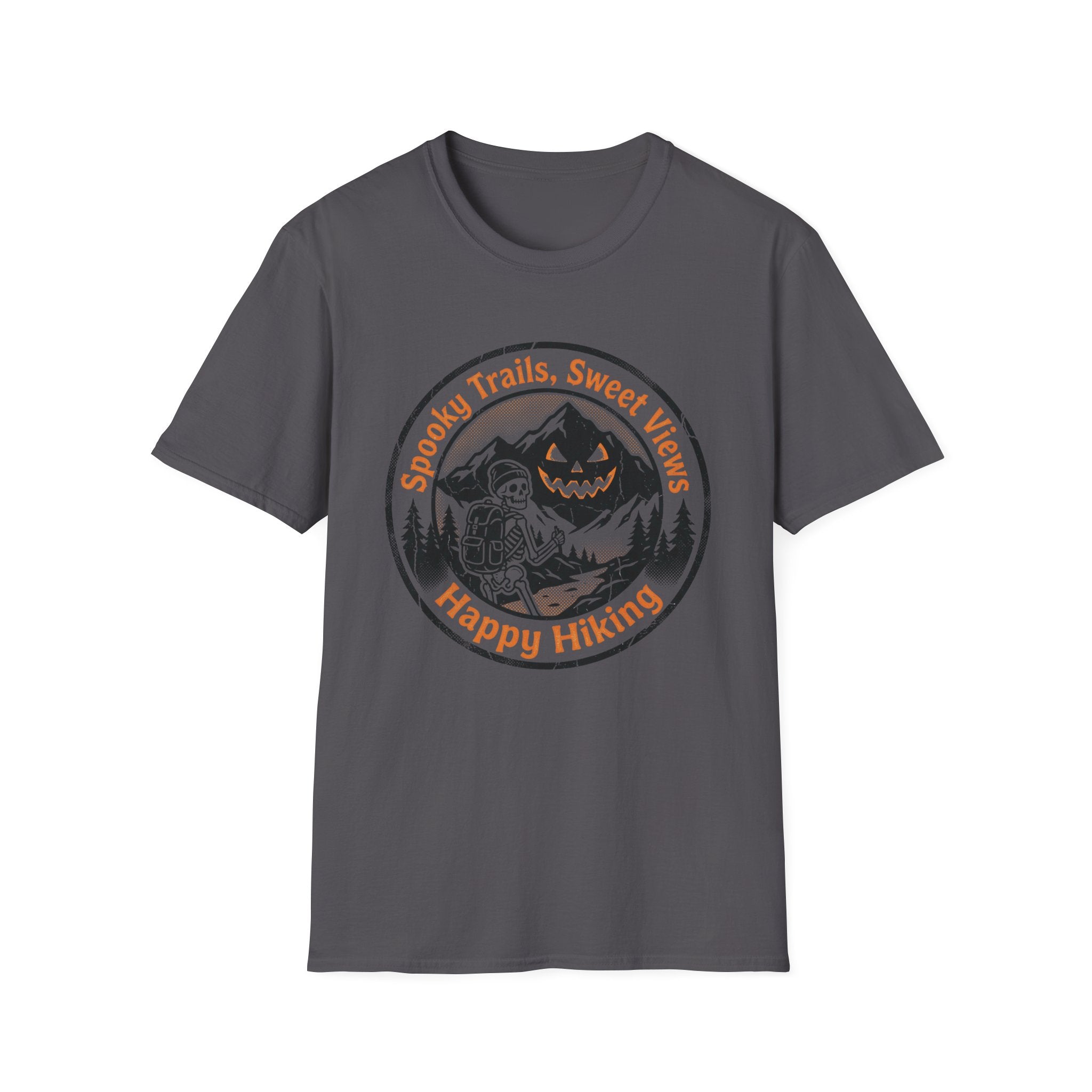 Spooky Trails, Sweet Views Happy Hiking T‑Shirt