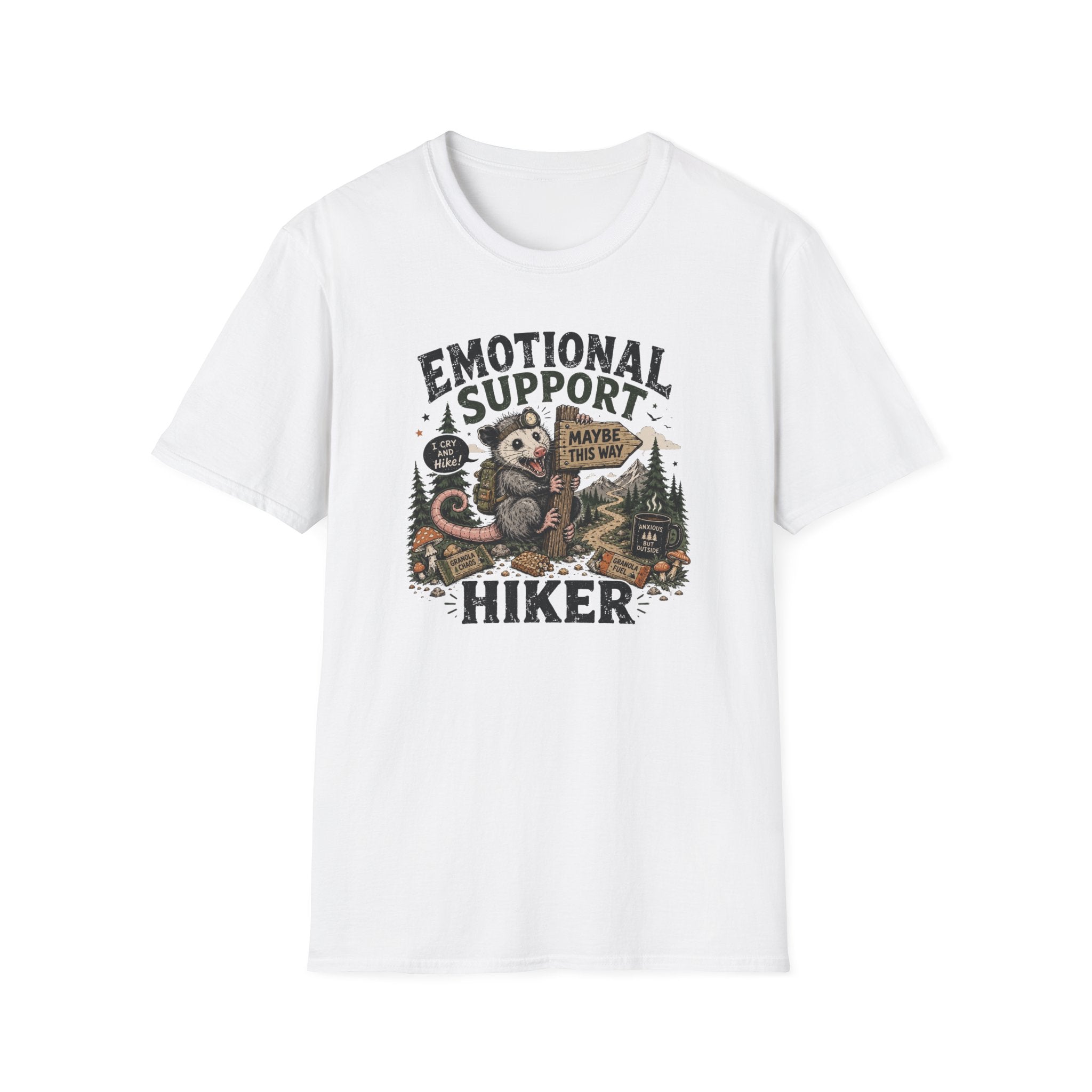 Emotional Support Hiker T‑Shirt