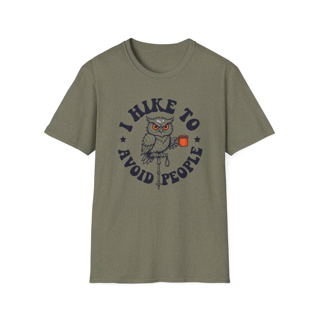 Owl I Hike to Avoid People T‑Shirt