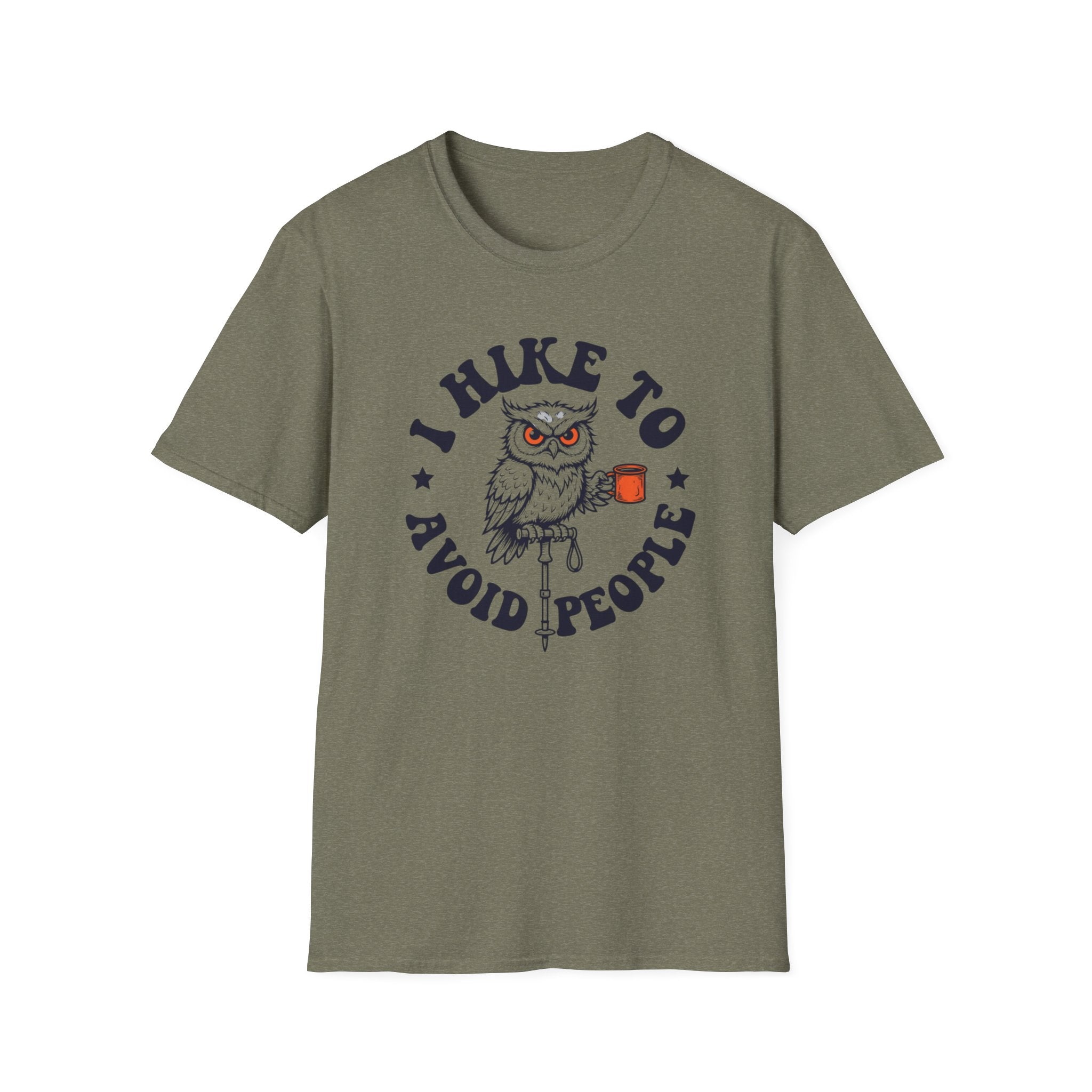 Owl I Hike to Avoid People T‑Shirt