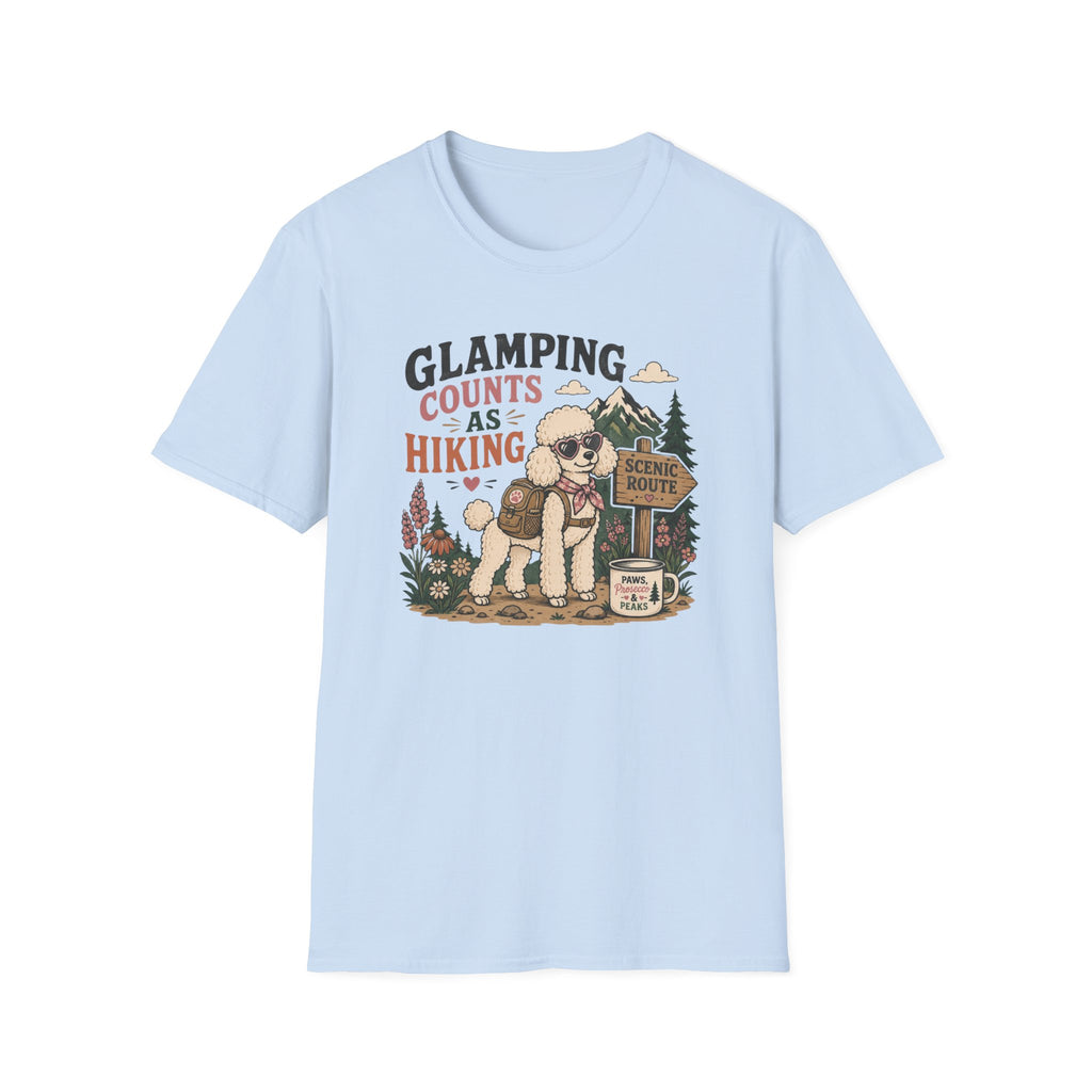 Glamping Counts as Hiking T‑Shirt
