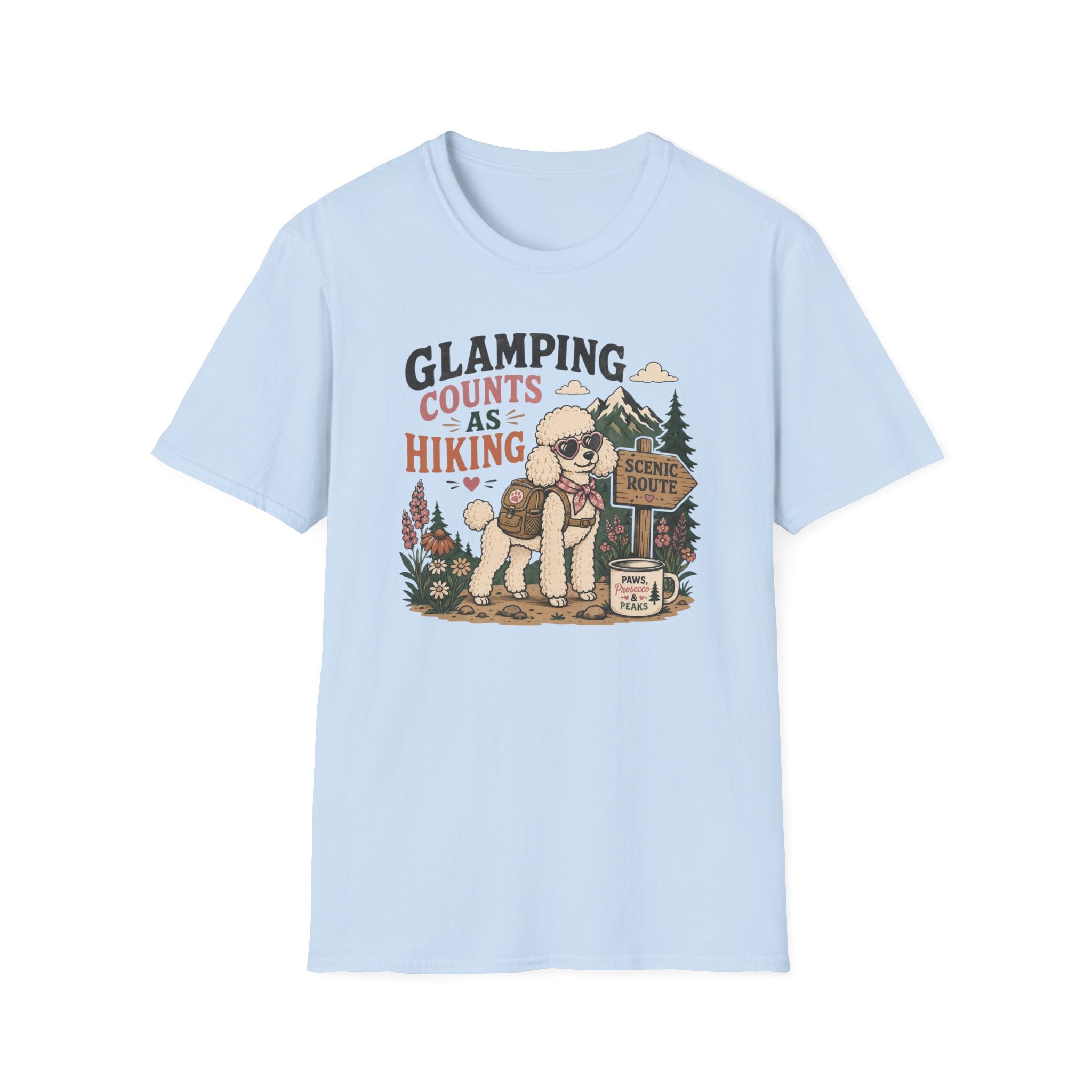 Glamping Counts as Hiking T‑Shirt