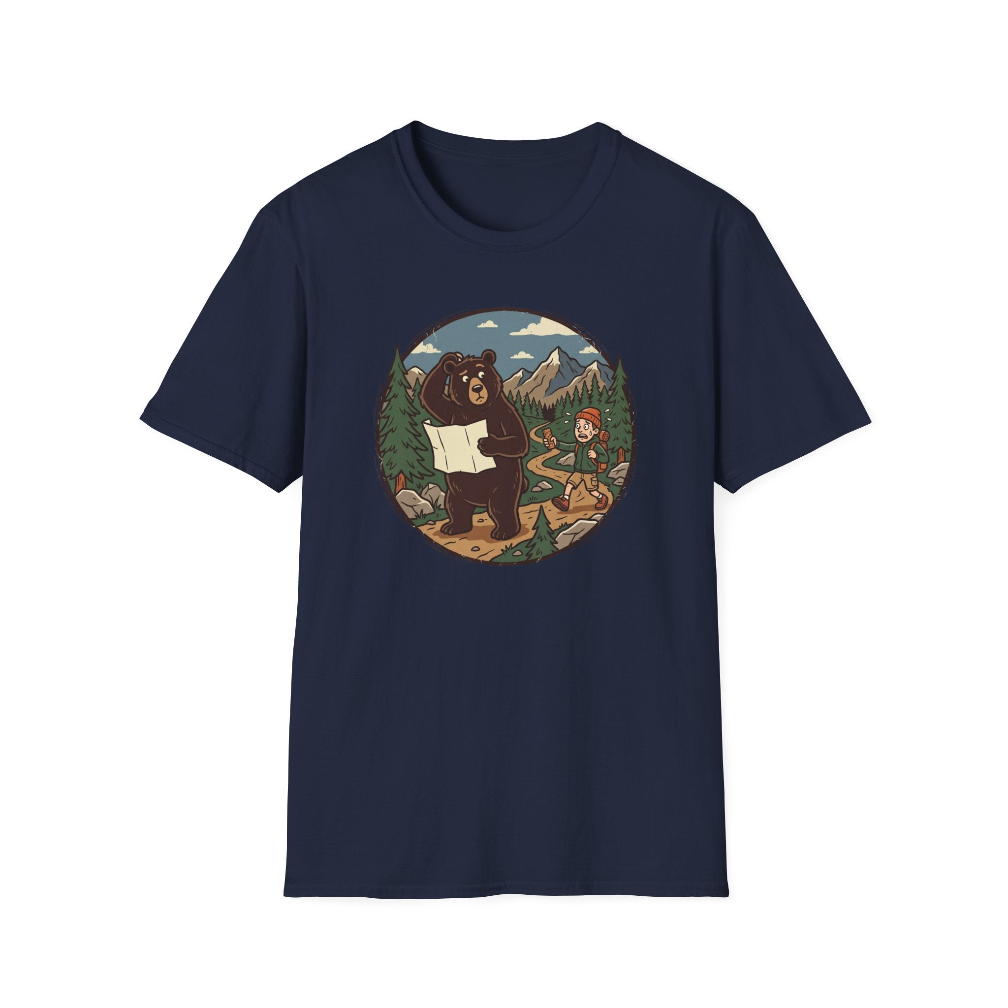 Bear Map Confusion T‑Shirt