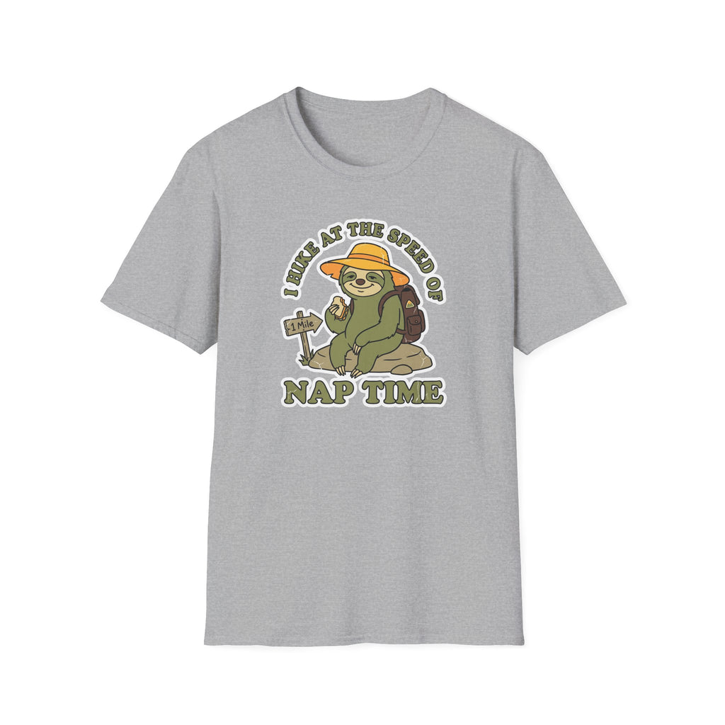 I Hike at the Speed of Nap Time T‑Shirt