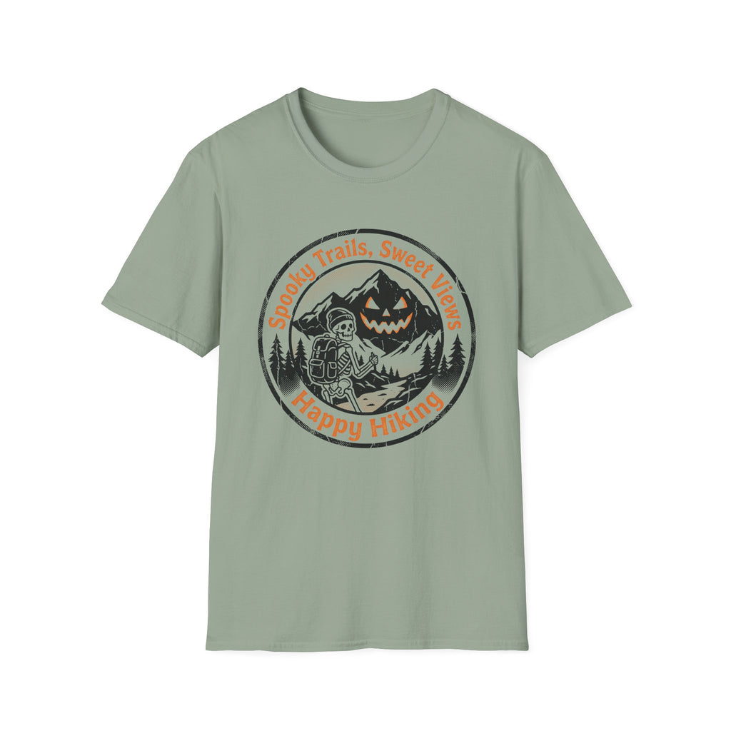 Spooky Trails, Sweet Views Happy Hiking T‑Shirt