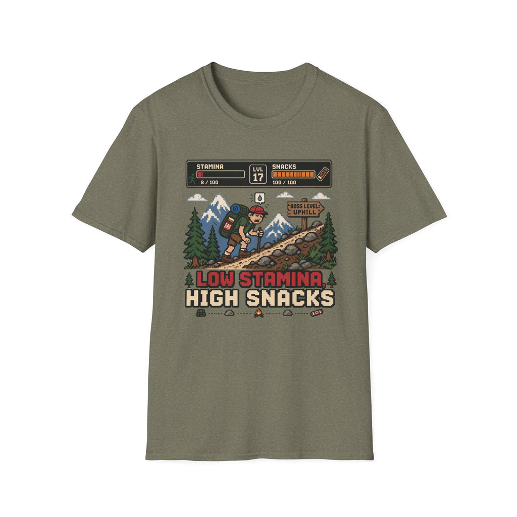 Low Stamina High Snacks T‑Shirt