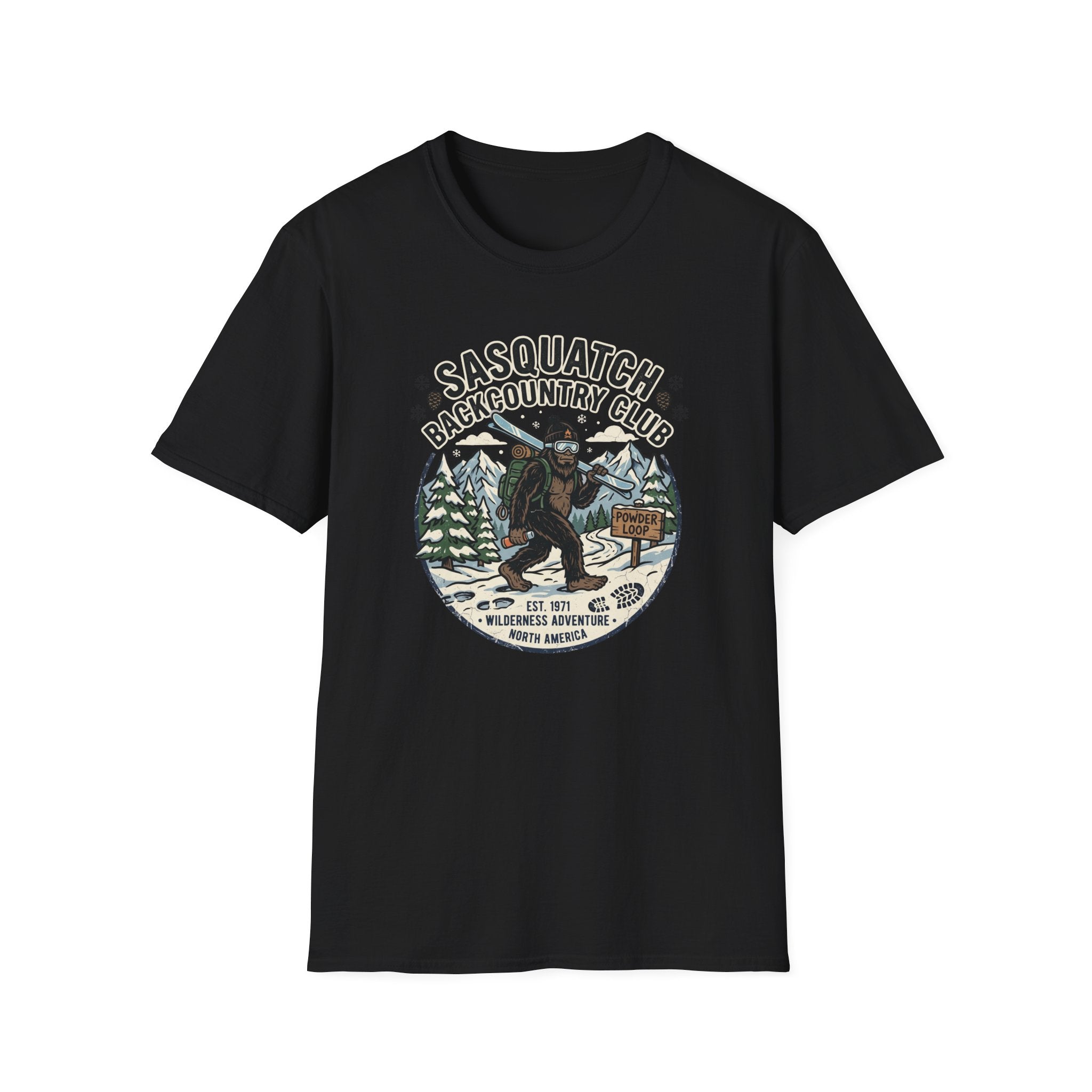 Bigfoot Backcountry Ski T‑Shirt