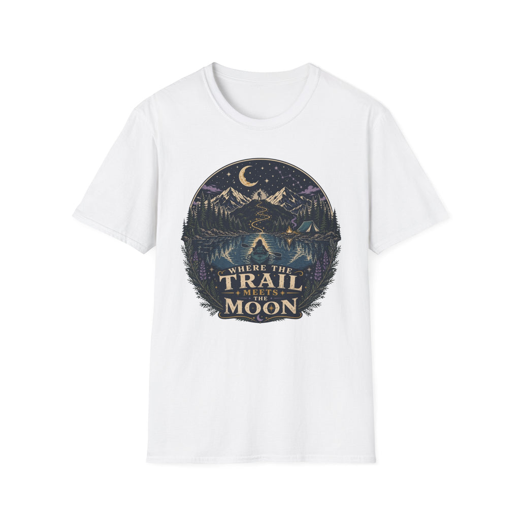 Where the Trail Meets the Moon T‑Shirt