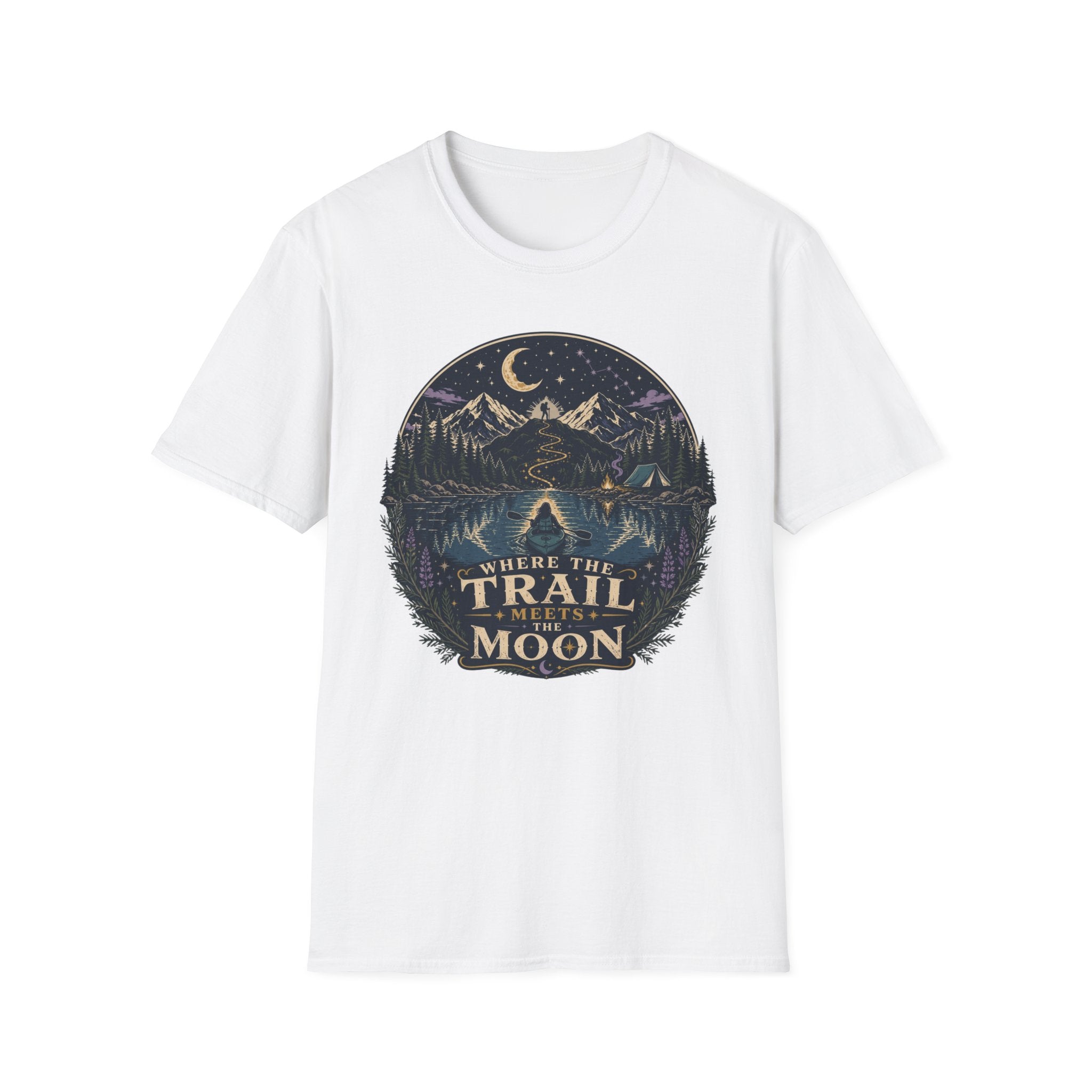 Where the Trail Meets the Moon T‑Shirt