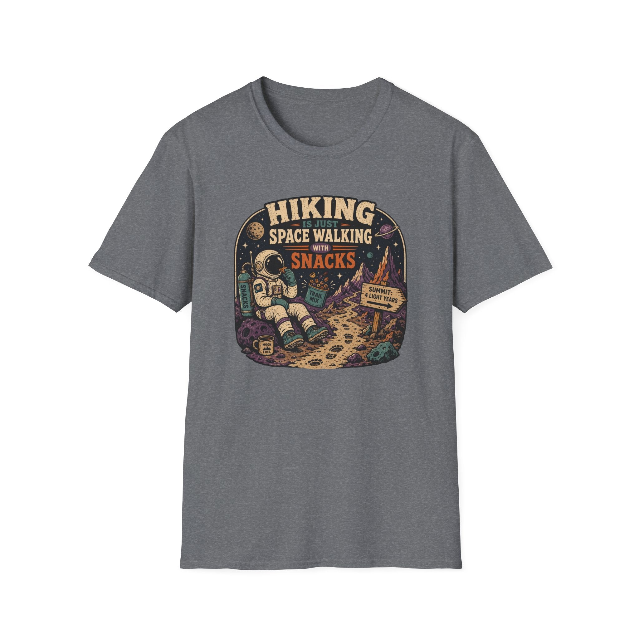 Hiking is Just Space Walking T‑Shirt