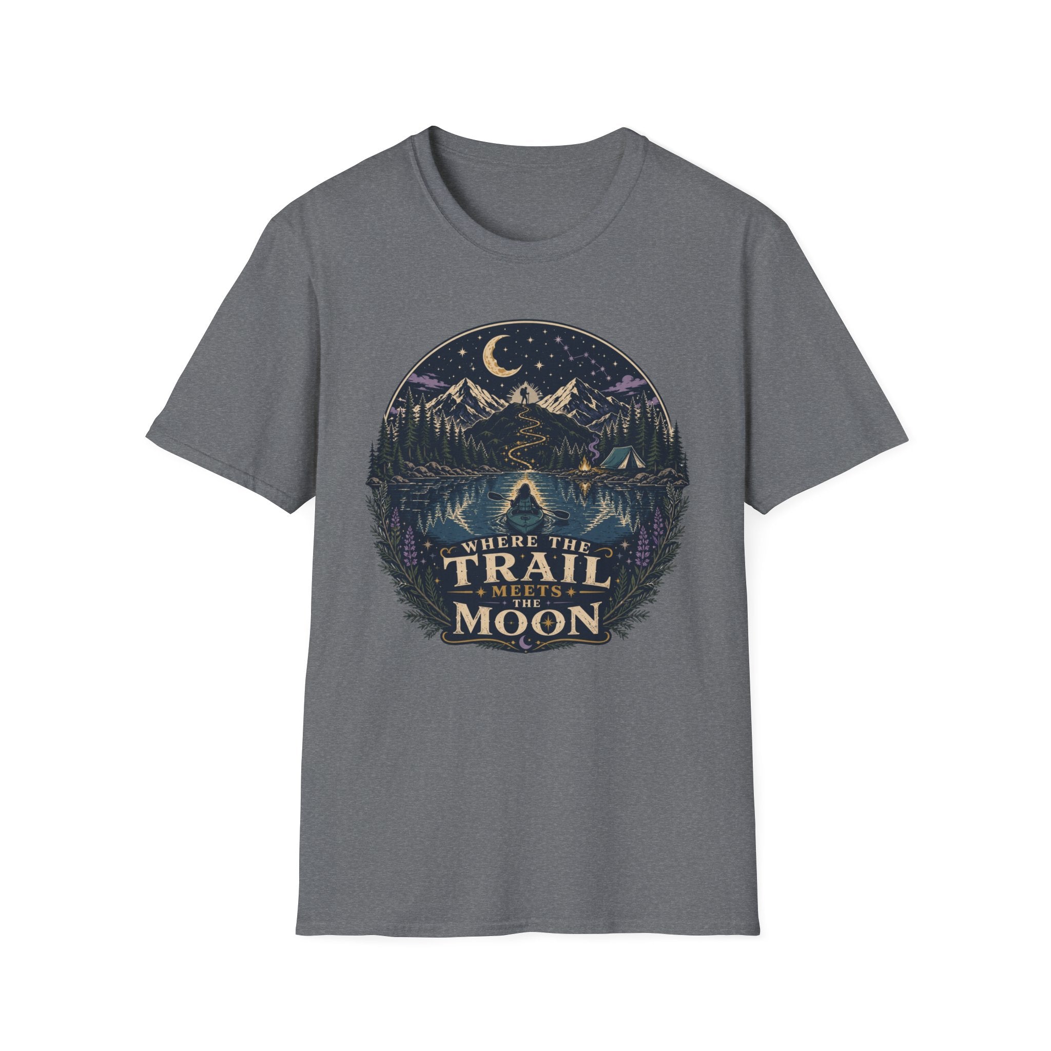 Where the Trail Meets the Moon T‑Shirt