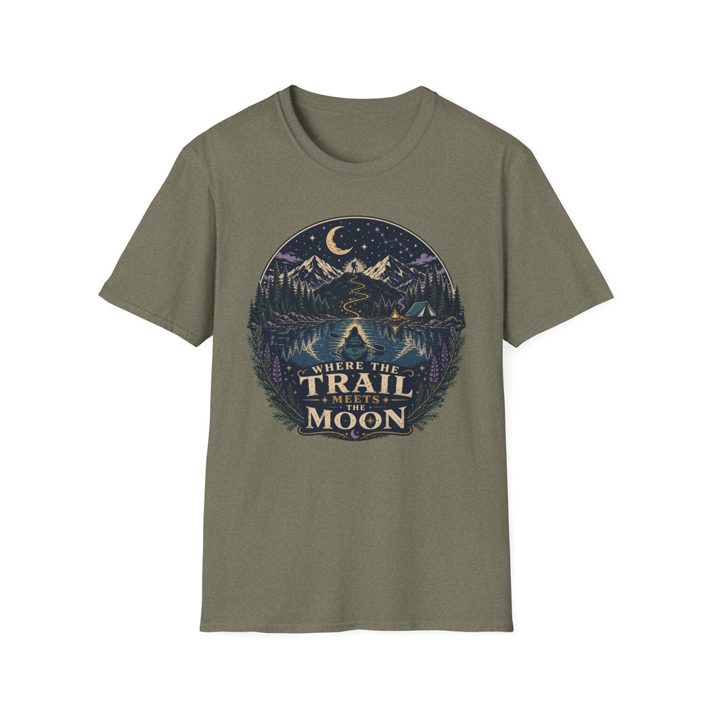 Where the Trail Meets the Moon T‑Shirt