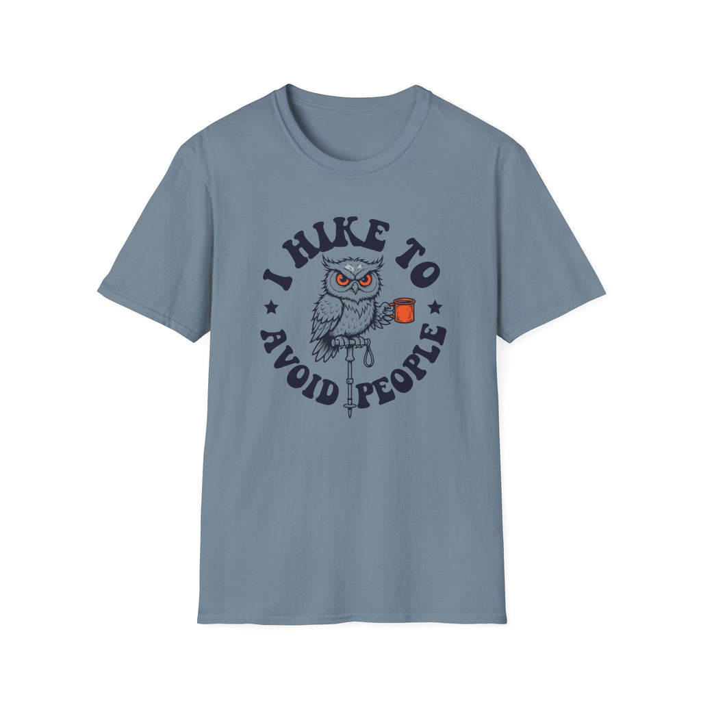 Owl I Hike to Avoid People T‑Shirt