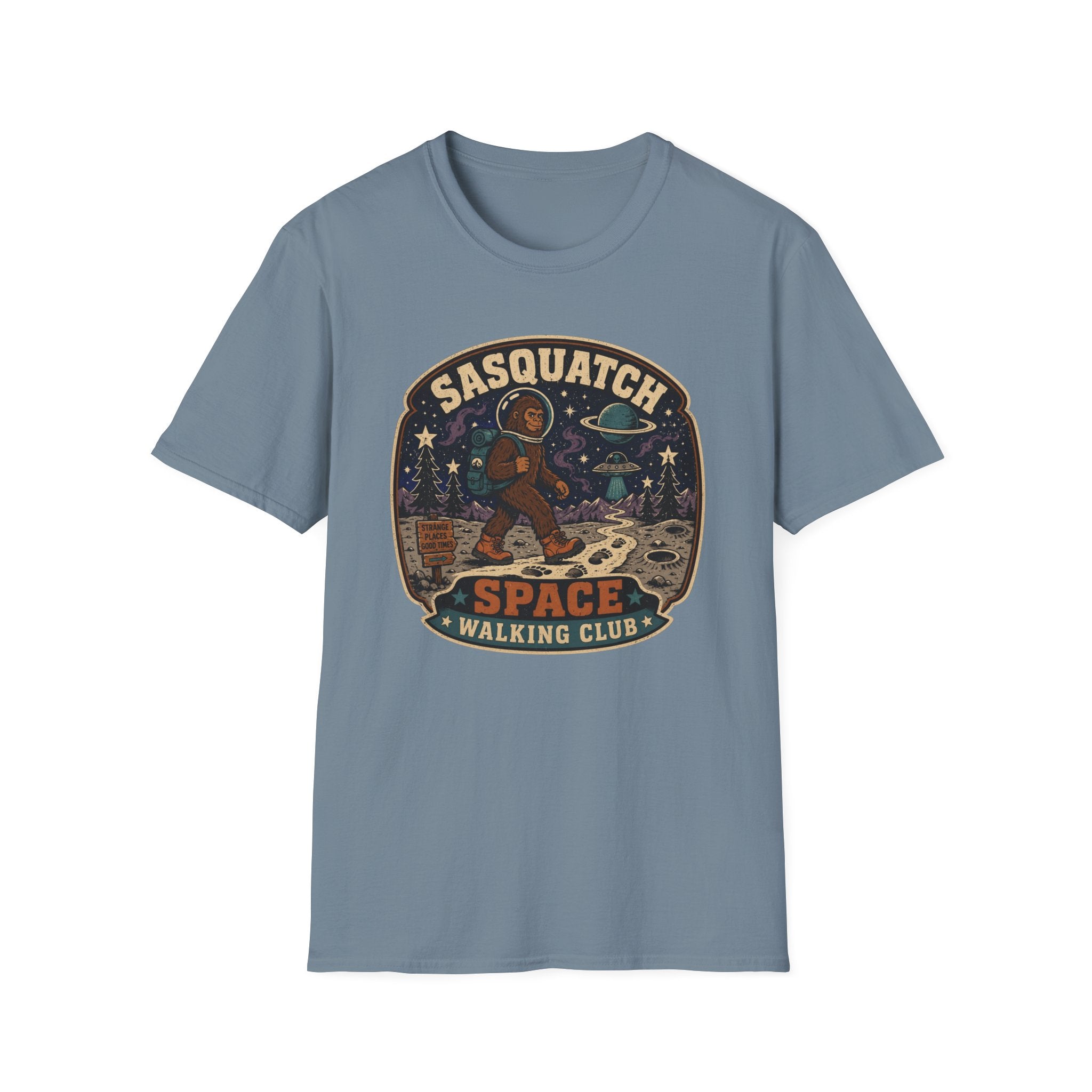 Sasquatch Space Walking Club T‑Shirt