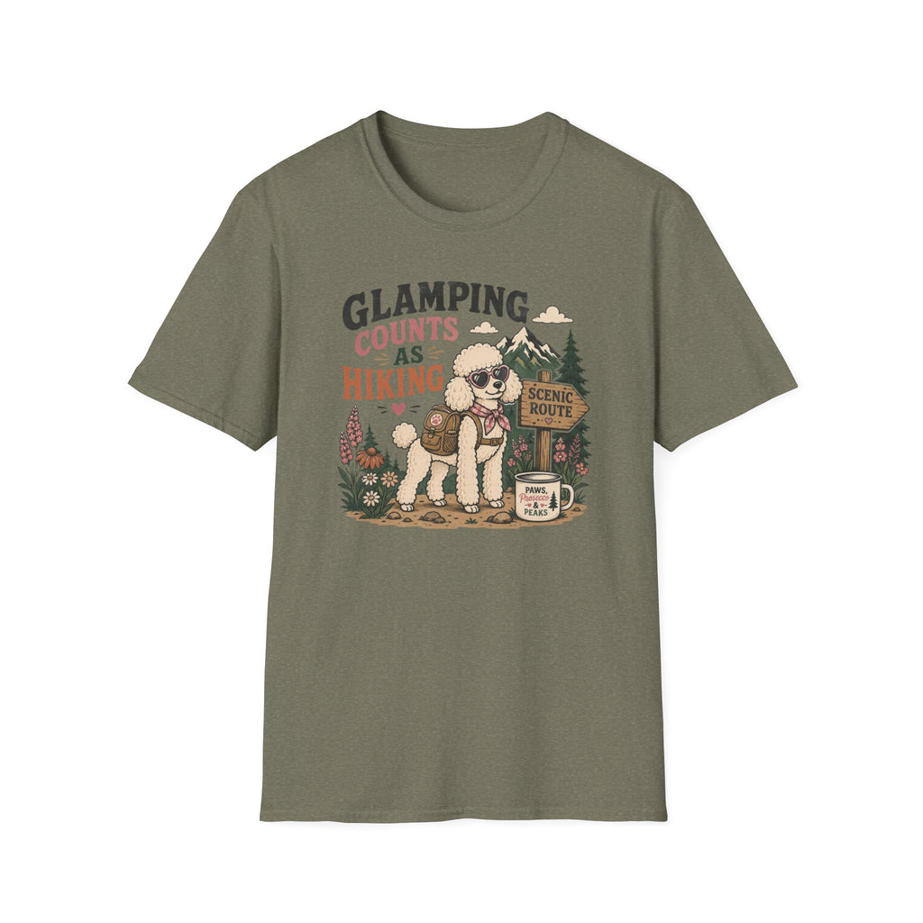 Glamping Counts as Hiking T‑Shirt