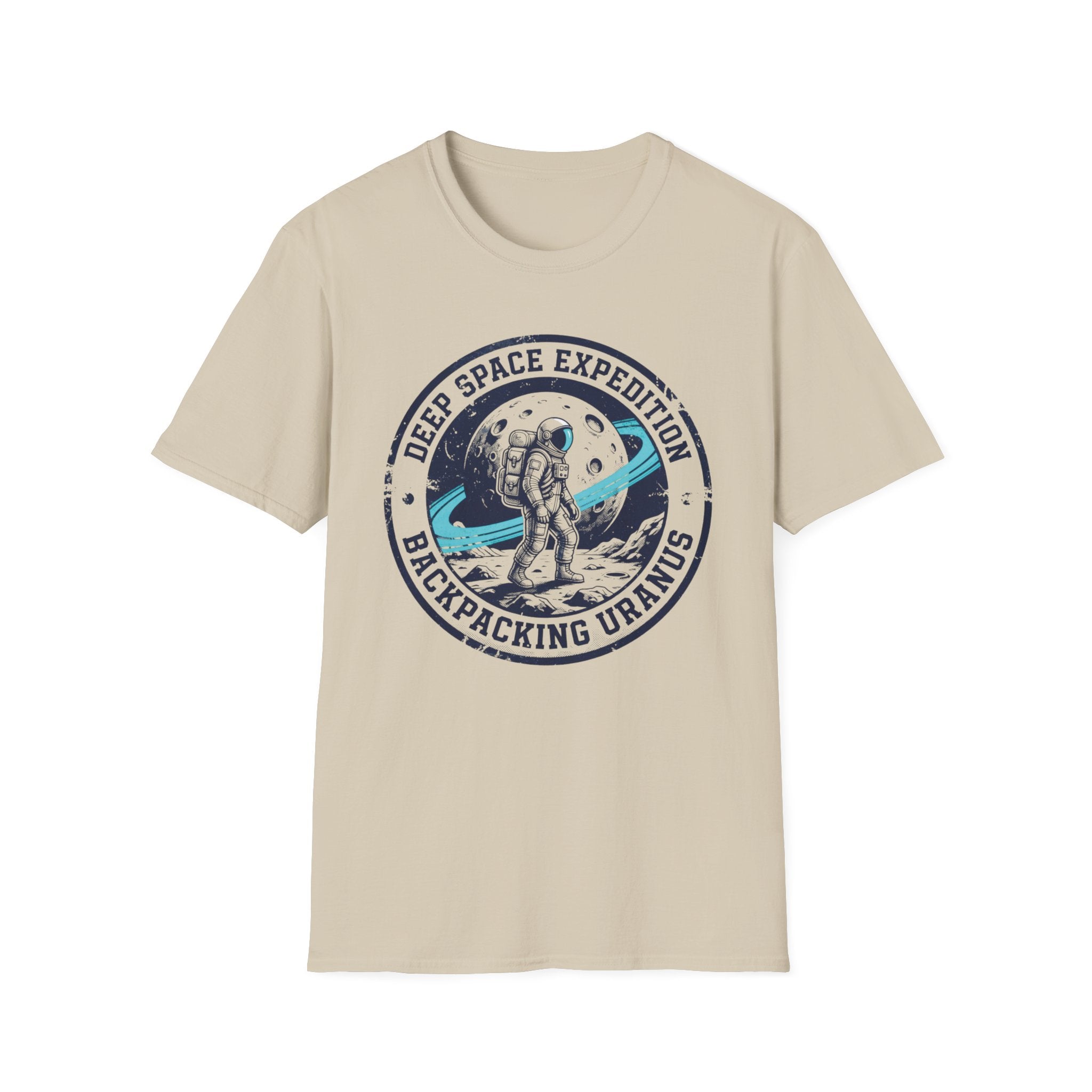 Deep Space Expedition Backpacking Uranus T‑Shirt