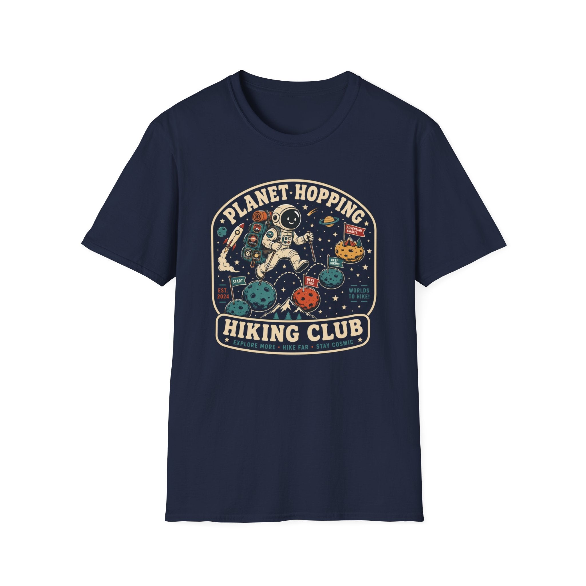 Planet Hopping Hiking Club T‑Shirt
