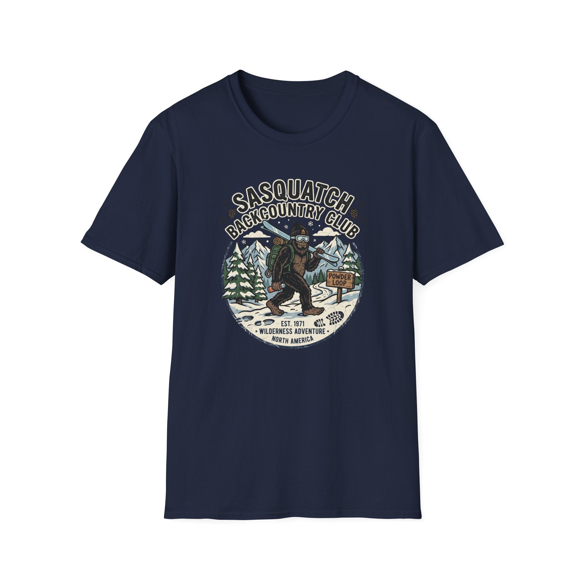 Bigfoot Backcountry Ski T‑Shirt