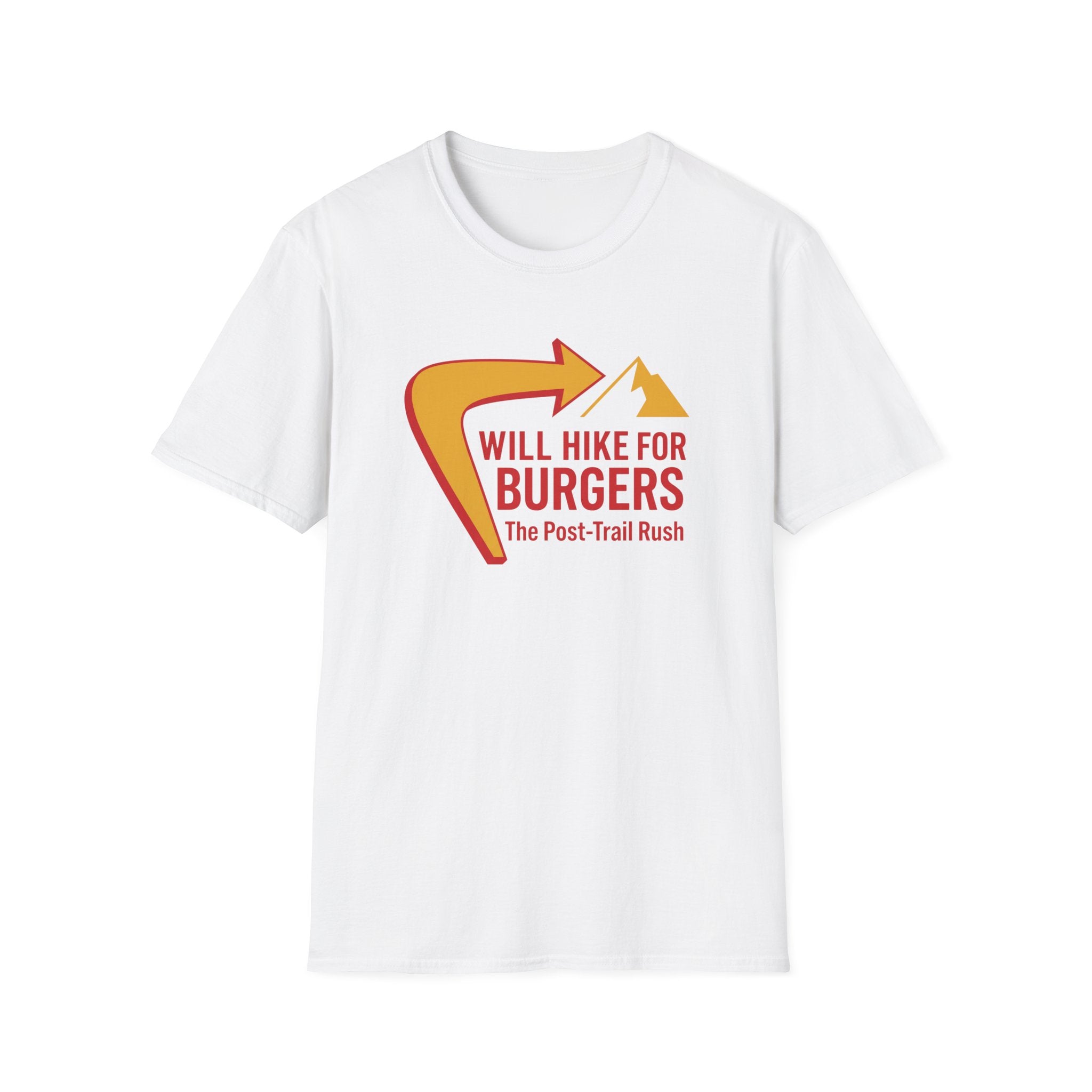 Will Hike for Burgers T‑Shirt