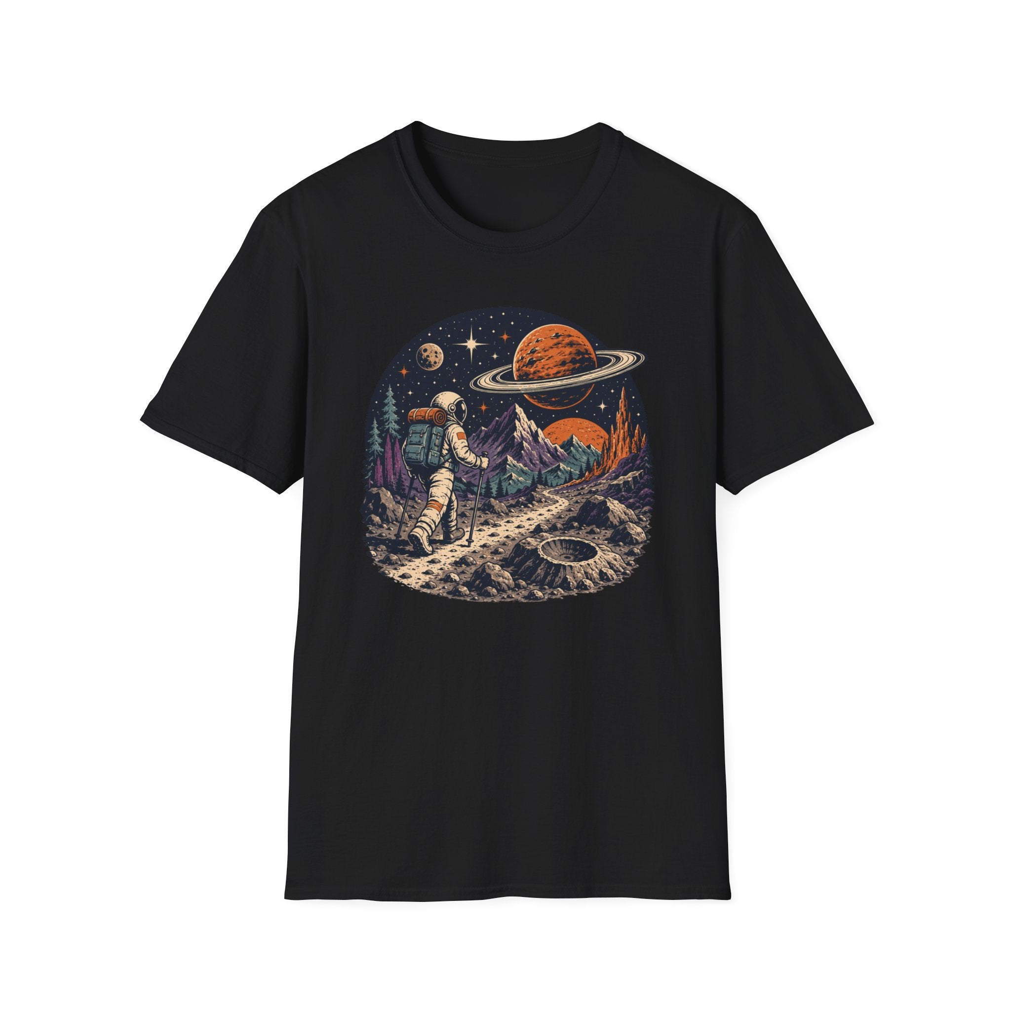 Space Hiker on Planet T‑Shirt